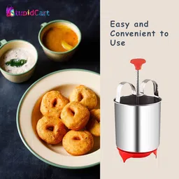 fulkiza 15 Pattern Discs Kitchen Press Stainless Steel Medu Vada Maker Vada Maker Vada Maker image 2