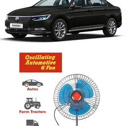 genipap Oscillating Fan 6 Inch 12V Automotive For Car/Truck/Auto rickshaw-PKN1242 Car Interior Fan-picture-14