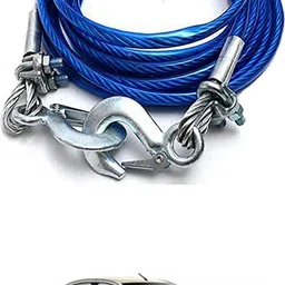monolive Super Strong Blue 12mm Emergency Heavy Duty Steel Towing Cable For Car-98 4 m Towing Cable-picture-12