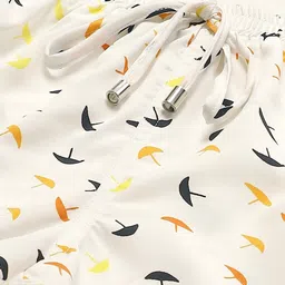 wisstler Printed Women White Regular Shorts image 5