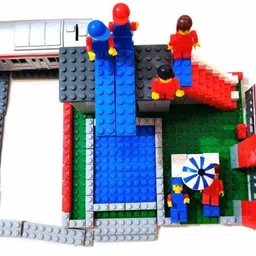 arniyavala Metro Station Building Interlocking Blocks set For Kids image 3