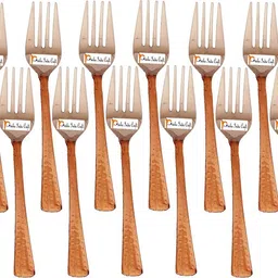prisha india craft Copper Dessert Fork-picture-41