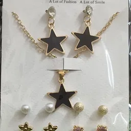 japs trends Metal, Alloy Gold, Rose Gold Jewel Set-picture-36