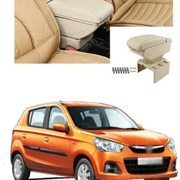 pecunia Universal Car Armrest Center Console Pad,PU Leather Car Armrest Seat Box Cover Protector Protects from Dirt,Damage,Pet Scratches,Old Damaged Consoles (Beige) A161 Car Armrest-picture-29