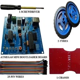embeddinator Line Follower Robotic DIY Kit (Programmable) image 3