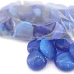 ercole Colored Stones Pebbles For Aquarium Vase Home Garden Outdoor Art n Craft ER77 Polished, Carved, Regular Round Fire Glass Pebbles image 3