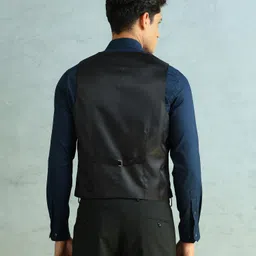 arrow Solid Men Waistcoat image 3