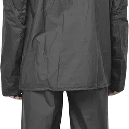 wet off hood Solid Men Raincoat image 2
