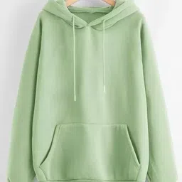 juneberry Women Full Sleeve Solid Hooded Sweatshirt-picture-17