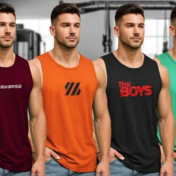 fuzer Pack of 4 Men Vest image 1