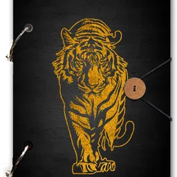 mr kraft wooden engraving diary notebook 6*8 inches 120 pages x-006 A5 Diary unruled 120 Pages image 5