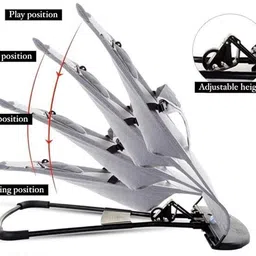 leyluko Baby Bouncer Rocker Chair with Adjustable Recline, Soft Cushion & Safety Belt Baby Carrier image 2
