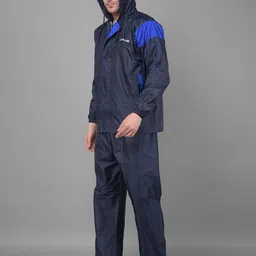 dollar Colorblock Men Raincoat image 4