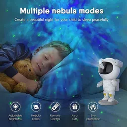 zweelay Night Lamp, Astronaut Galaxy Projector, for Bedroom, Star Projector Night Light Night Lamp image 5