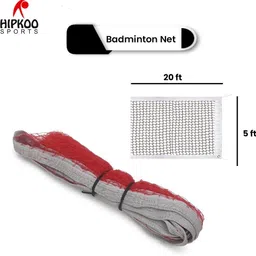 hipkoo sports Thunder Badminton Racquets Set | 2 Rackets with Cover,3 Nylon Shuttlecocks & Net Badminton Kit image 4