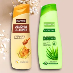 deeparth Aloe Vera Honey Lotion | Herbal Nourishing Formula | 100ML Each Pack-picture-47