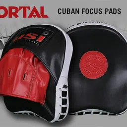 USI UNIVERSAL THE UNBEATABLE 627CB Immortal Leather Focus Pads Curved Padded Pads for Boxing & Martial Arts Training Fitness Training Punching Focus Target Pads For Men & Women (1 Pair) image 5