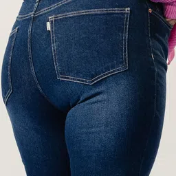 FREAKINS Women Straight Fit High-Rise Clean Look Light Fade Stretchable Jeans image 4