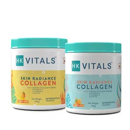 HK VITALS Set Of 2 Skin Radiance Collagen Powder - Orange & Mango Flavour - 100g Each image 1