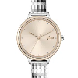 Lacoste Women Rose Gold-Toned Cannes Bracelet Style Analogue Watch 2001202-image-48