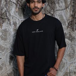 Thomas Scott Graphic Printed Bio Finish Pure Cotton Oversized T-shirt-picture-39