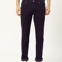 Calvin Klein Jeans Men Navy Blue Athletic Taper Fit Mid-Rise Clean Look Stretchable Jeans-picture-37