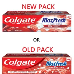 Colgate MaxFresh Toothpaste with Menthol For Super Fresh Breath 150g - Spicy Fresh image 2