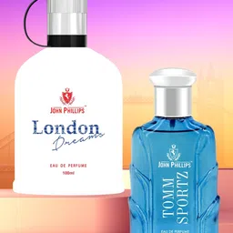 JOHN PHILLIPS Set of 2 Eau De Parfum - Tomm Sportz 60 ml & Men London Dreams 100 ml-picture-23