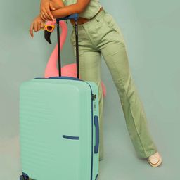 Nasher Miles Havelock Polypropylene TSA Lock Large Cyan Green Trolley Bag - 28 Inch 75 cm-picture-22