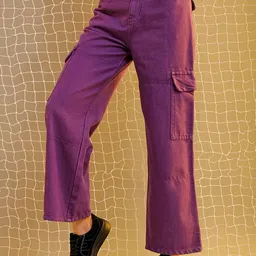 Freehand by The Indian Garage Co Women Relaxed Fit High-Rise Clean Look Jeans-image-3