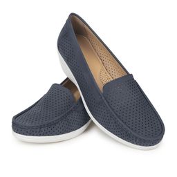 yoho Women Perforations Comfort Insole Basics Anti-Skid Sole Loafers-picture-13