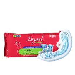Dryvel Ultra Long lasting Protection Sanitary Pads With Wider Wings XXL- 30 Pcs-picture-10