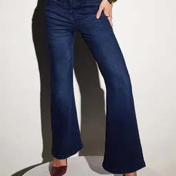Miss Chase Women Bootcut High-Rise Light Fade Stretchable Jeans-image-67