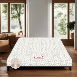 COIRFIT White & Blue 7 Zoned Ergonomic Design Orthopedic Queen Size Quilted Mattress-picture-31