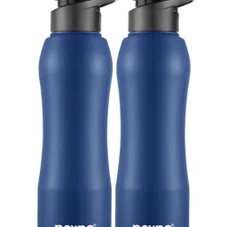 Pexpo Bistro Xtreme Navy Blue 2 Pieces Stainless Steel Sipper Water Bottles 750 ML Each-picture-27