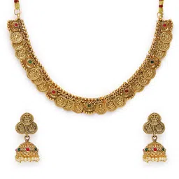Peora Gold-Plated Kundan Jewellery Set-picture-17