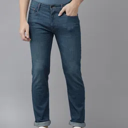 Pepe Jeans Men Blue Holborne Regular Fit Mid Rise Light Fade Stretchable Jeans-picture-10