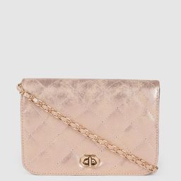 Accessorize London Women's Faux Leather Erin Quilted Sling Bag-picture-29