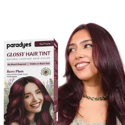 Paradyes Glossy Hair Tint Natural Looking Long Lasting Creme Hair Color 160 g - Berry Plum-image-24