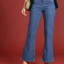 all about you Women Bootcut High-Rise Light Fade Stretchable Jeans-image-10