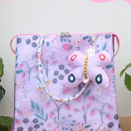 ROSADA Kids Lilac Garden Printed Lightweight Waterproof Tote Bag-picture-33
