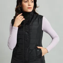 AR-FIT Women Camouflage Polyester Water Resistant Crop Padded Jacket-image-66