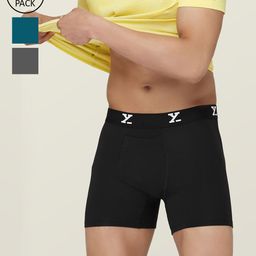 XYXX Men Pack Of 3 Snug fit Ultra-Soft Ace Modal Cotton Boxer Briefs-picture-25
