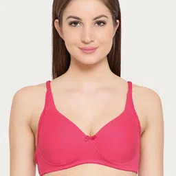 Clovia Cotton Rich Non-Padded Non-Wired Bra With Double Layered Cups-picture-30