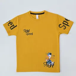 THE WEAVERS SHOP BY RAAVI Boys Donald Duck Printed Cotton Regular Fit T-shirt image 4