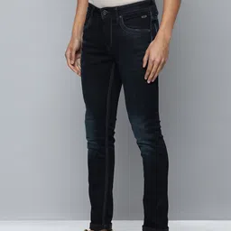 Lawman pg3 Men Navy Blue Skinny Fit Light Fade Mid-Rise Stretchable Jeans image 2