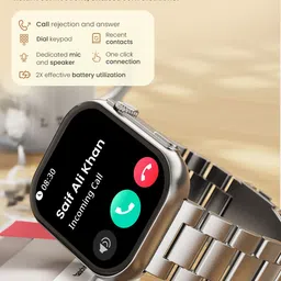 goboult Boult Unisex Drift Max 2.01" HD Screen 250+ Watchfaces Smart Watches image 5