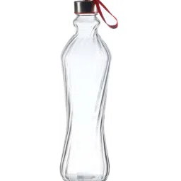 ceradeco Spriral Shaped 1Ltr (Set of 2) Glass Bottle image 4