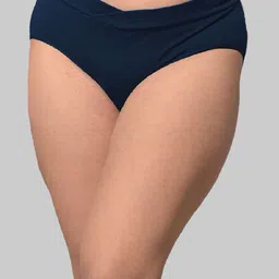 Inner Sense Plus Size Pack Of 4 Organic Cotton V Band Panties image 3