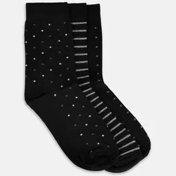 BYFORD by Pantaloons Accessories FR SZ Men Set Of 3 Patterned Calf-Length Socks image 2